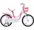 Велосипед Royal Baby Little Swan 14" с багажником, стальная рама RB14-18 Розовый 1