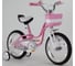 Велосипед Royal Baby Little Swan 14" с багажником, стальная рама RB14-18 Розовый 2