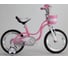 Велосипед Royal Baby Little Swan 14" с багажником, стальная рама RB14-18 Розовый 3