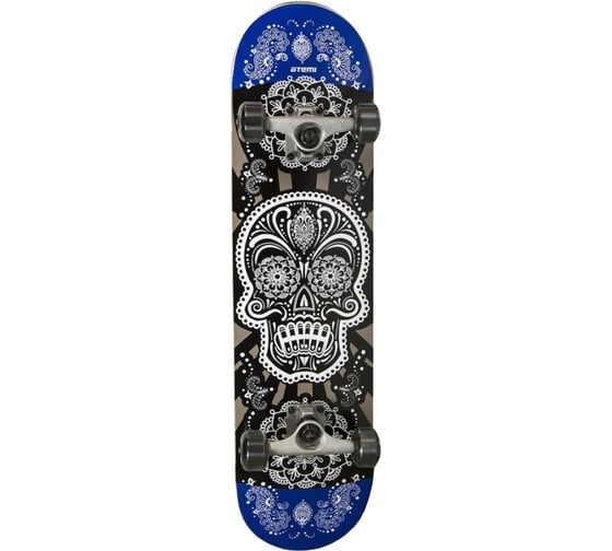 Скейтборд ATEMI ASB-5.16 skull 31х8" 00000136467