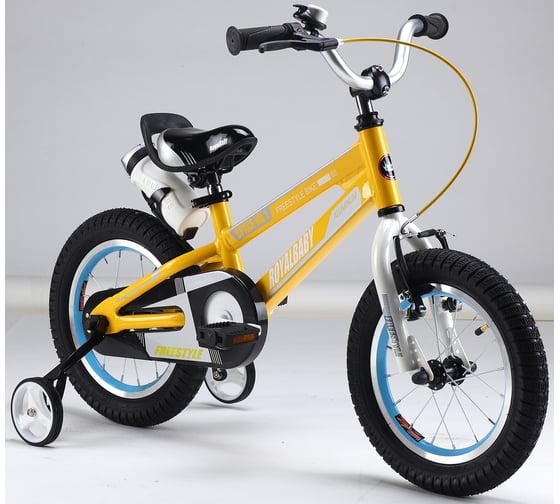 Велосипед Royal Baby Freestyle Space №1 14", алюминиевая рама RB14-17 Желтый 1
