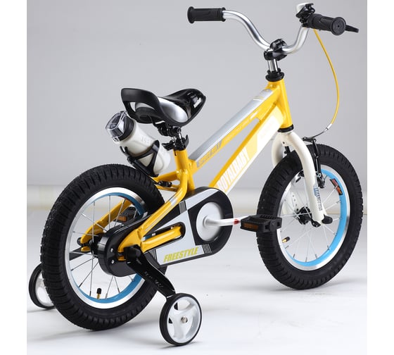 Велосипед Royal Baby Freestyle Space №1 14", алюминиевая рама RB14-17 Желтый