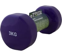 Виниловая гантель ATEMI AD053, чугун, 3 кг 00-00004857