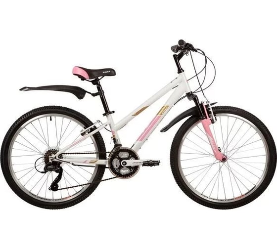 Велосипед FOXX 24" SALSA белый, сталь, размер 14" 24SHV.SALSA.14WH2