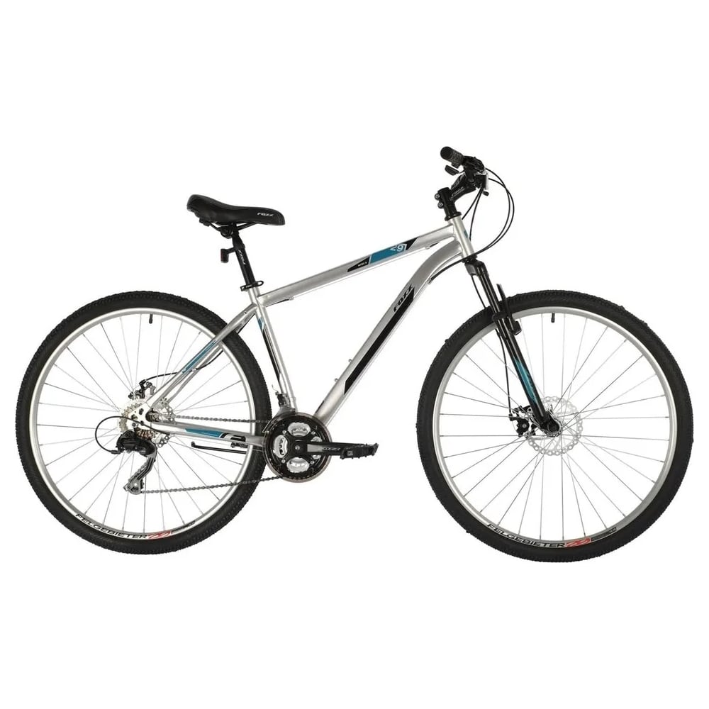 Велосипед FOXX 29" AZTEC D серебристый, сталь, размер 20" 29SHD.AZTECD ...