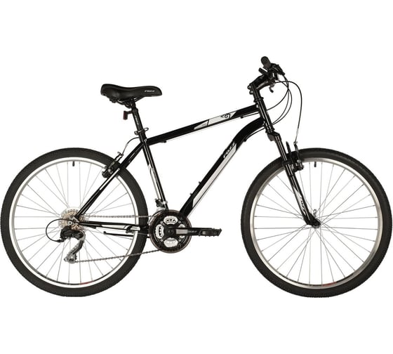 Велосипед FOXX 26" AZTEC черный, сталь, размер 16" 26SHV.AZTEC.16BK1