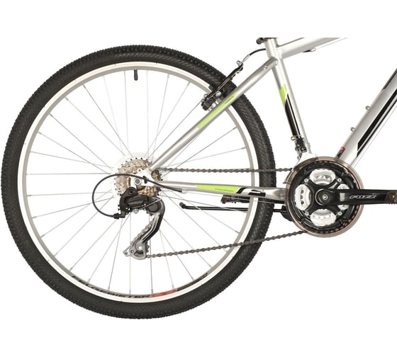 Велосипед FOXX 26" AZTEC серебристый, сталь, размер 14" 26SHV.AZTEC.14SL1