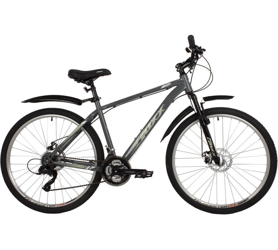 Велосипед FOXX 27.5" AZTEC D серый, сталь, размер 18" 27SHD.AZTECD.18GR2