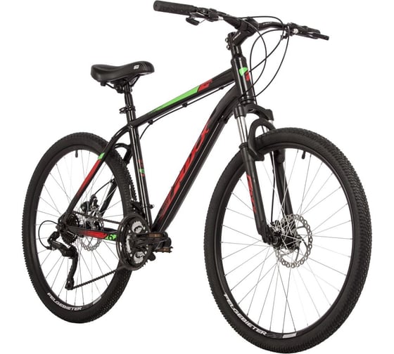 Велосипед FOXX 27.5" AZTEC D черный, сталь, размер 16" 27SHD.AZTECD.16BK3