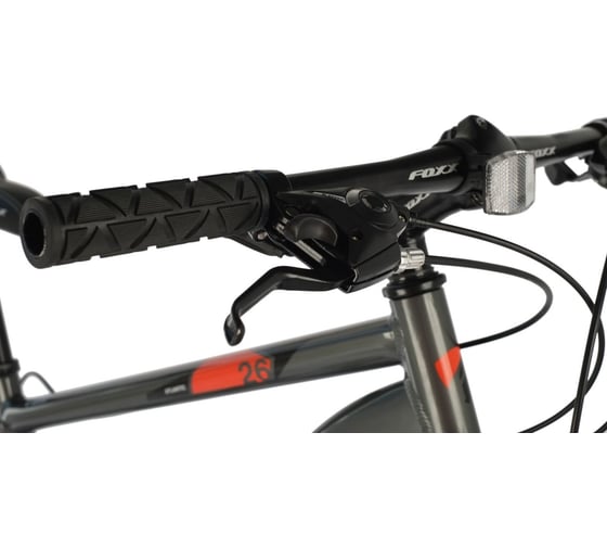 Велосипед FOXX 26" ATLANTIC серый, алюминий, размер 14" 26AHV.ATLAN.14GR1