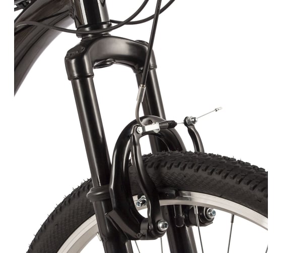 Велосипед FOXX 27.5" ATLANTIC черный, алюминий, размер 18" 27AHV.ATLAN.18BK2