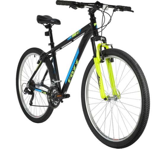 Велосипед FOXX 27.5" ATLANTIC черный, алюминий, размер 18" 27AHV.ATLAN.18BK1