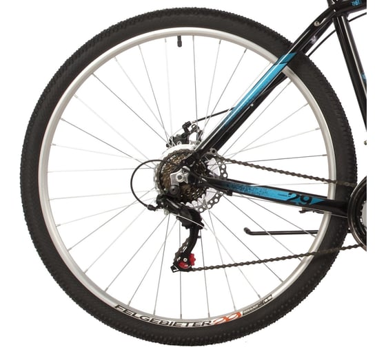 Велосипед FOXX 29" ATLANTIC D черный, алюминий, размер 18" 29AHD.ATLAND.18BK2