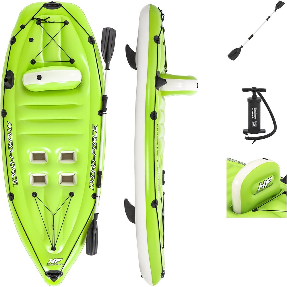 Надувная лодка-каяк Bestway Koracle, 270x100см, весло, насос 65097 BW ...