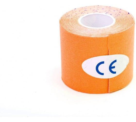 Кинезио тейп BRADEX 5мx5см, оранжевая SF 0191