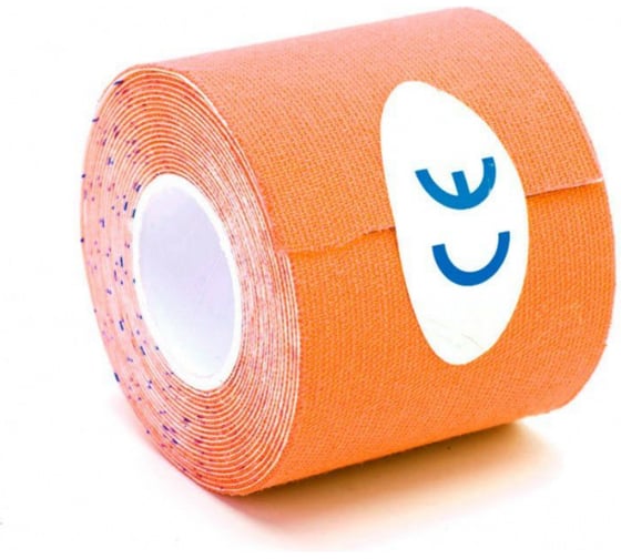 Кинезио тейп BRADEX 5мx5см, оранжевая SF 0191
