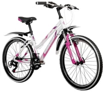 Велосипед STINGER 24" LAGUNA белый, алюминий, размер 14" 24AHV.LAGUNA.14WH2