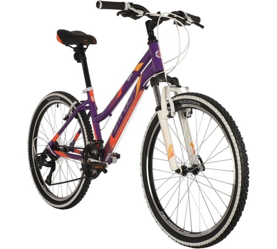 Велосипед STINGER 24" LAGUNA фиолетовый, алюминий, размер 14", MICROSHIFT 24AHV.LAGUNA.14VT10