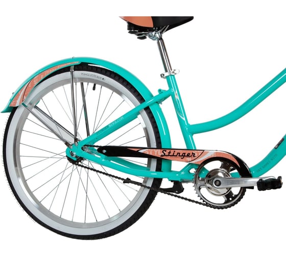 Велосипед STINGER 26" CRUISER L зеленый, алюминий, размер 16" 26AHC.CRUISERL.16GN1