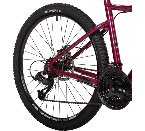 Велосипед STINGER 26" LAGUNA EVO SE красный, алюминий, размер 15" 26AHD.LAGUEVO.15RD22