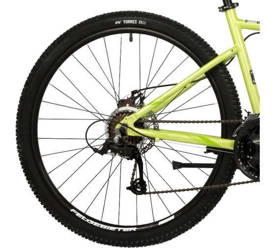 Велосипед STINGER 27.5" LAGUNA EVO SE зеленый, алюминий, размер 17" 27AHD.LAGUEVO.17GN22