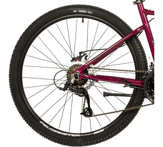 Велосипед STINGER 27.5" LAGUNA EVO SE красный, алюминий, размер 19" 27AHD.LAGUEVO.19RD22