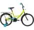 Велосипед NOVATRACK VECTOR 20", лаймовый, защ А-тип, тормоз ножной, крылья и багаж черный, без доп колес 203VECTOR.GN22- 1