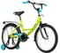 Велосипед NOVATRACK VECTOR 20", лаймовый, защ А-тип, тормоз ножной, крылья и багаж черный, без доп колес 203VECTOR.GN22- 2