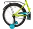 Велосипед NOVATRACK VECTOR 20", лаймовый, защ А-тип, тормоз ножной, крылья и багаж черный, без доп колес 203VECTOR.GN22- 6