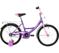 Велосипед NOVATRACK VECTOR 20", фиолет, защ А-тип, тормоз ножной, крылья и багаж хром, без доп колес 203VECTOR.LC22-