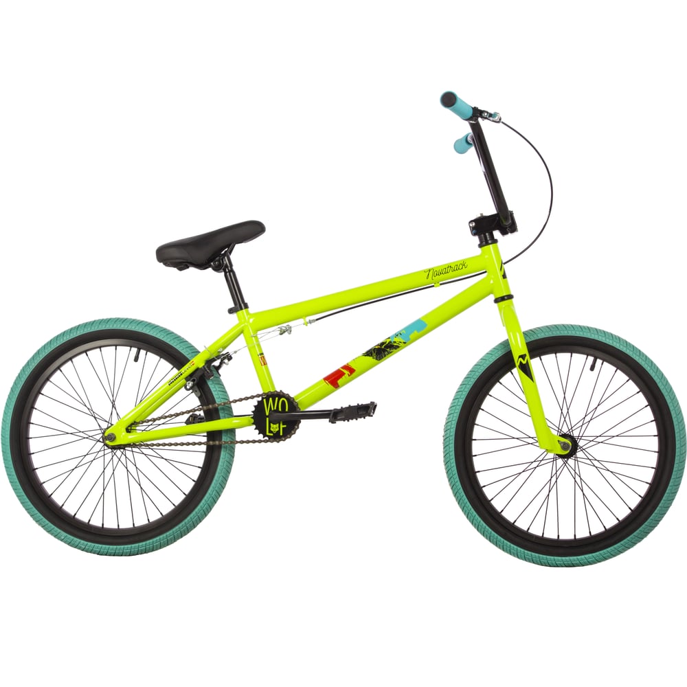 Велосипед NOVATRACK WOLF диаметр колес 20", сталь 10, зеленый, U-BRAKE ...
