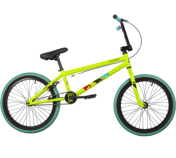 Велосипед NOVATRACK WOLF диаметр колес 20", сталь 10, зеленый, U-BRAKE 20BMX.WOLF.GN23