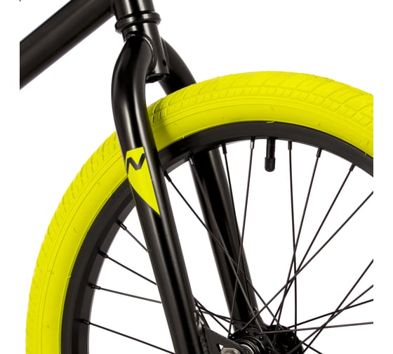 Велосипед NOVATRACK WOLF диаметр колес 20", сталь, размер рамы 10, черный, U-BRAKE 20BMX.WOLF.BK23