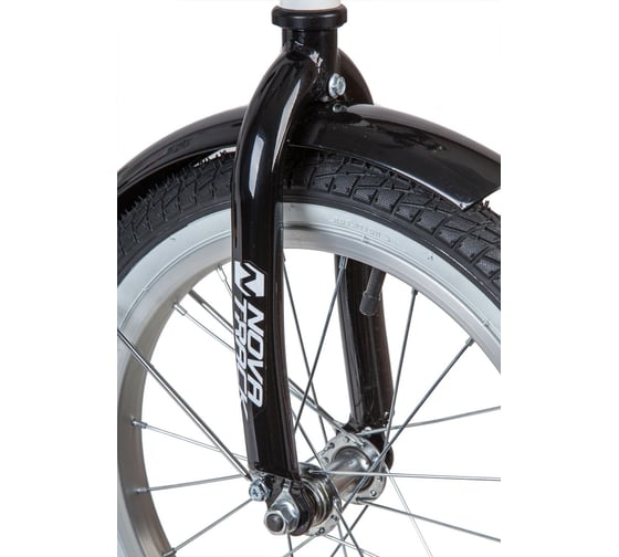 Велосипед NOVATRACK TURBO диаметр колес 16", белый 167TURBO.WT20