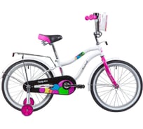 Велосипед NOVATRACK CANDY диаметр колсе 20", белый, полная защита цепи 205CANDY.WT23