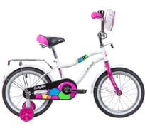 Велосипед NOVATRACK CANDY диаметр колес 16", белый, полная защита цепи 165CANDY.WT23