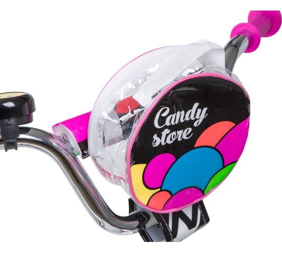 Велосипед NOVATRACK CANDY диаметр колес 16", белый, полная защита цепи 165CANDY.WT23