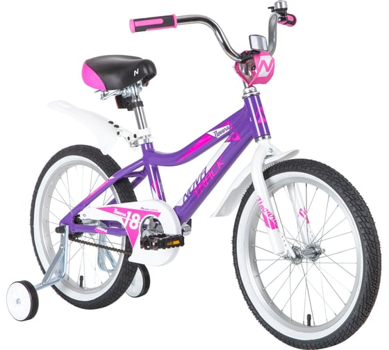 Велосипед NOVATRACK NOVARA алюминий, лиловый, диаметр колес 18" 185ANOVARA.LC20