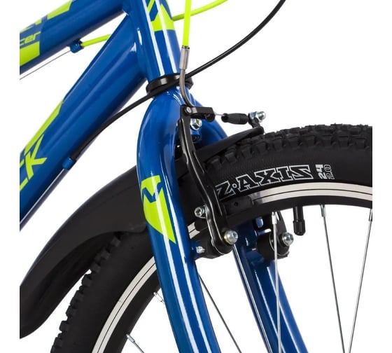Велосипед NOVATRACK RACER диаметр колес 24", сталь, размер рамы 14'', синий TZ500/TS-38/SG-6S, V-brake 24SHV.RACER.14DBL23