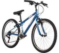 Велосипед NOVATRACK RACER диаметр колес 24" саль 12'', сине-зеленый, 6 скоростей, TZ500/TS-38/SG-6S, V-brake 24SHV.RACER.12DGN23