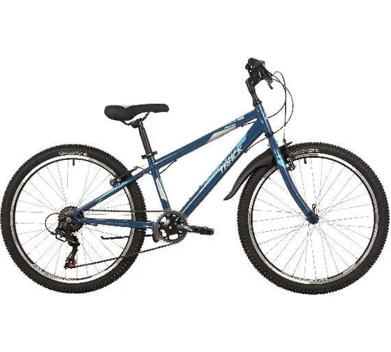 Велосипед NOVATRACK RACER диаметр колес 24" саль 12'', сине-зеленый, 6 скоростей, TZ500/TS-38/SG-6S, V-brake 24SHV.RACER.12DGN23