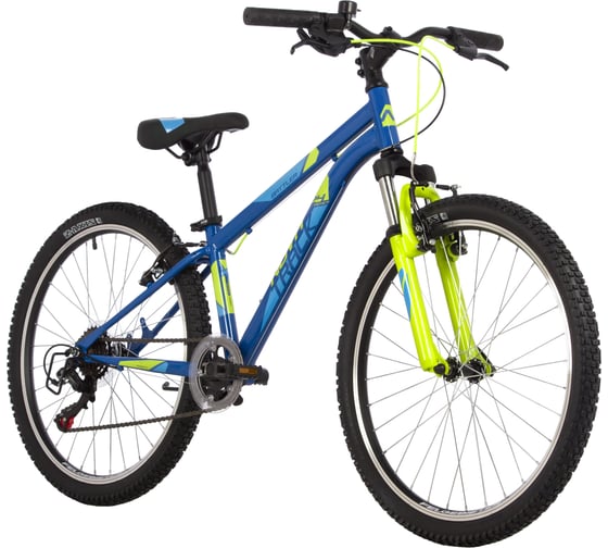 Велосипед NOVATRACK BATTLER TZ500/TS-38/SG-6S диаметр колес 24", сталь, размер рамы 12'', синий, 6 скоростей, V-brake 24SHV.BATTLER.12BL23