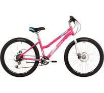 Велосипед 24" NOVATRACK JENNY диаметр колес 24", сталь, размер рамы 14'', розовый, 6 скоростей, TY21/TS-38/SG-6S STG 24SHD.JENNY.14PN23