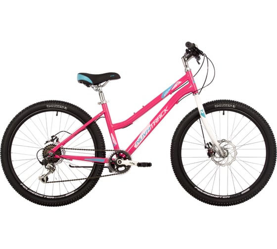Велосипед 24" NOVATRACK JENNY диаметр колес 24", сталь, размер рамы 14'', розовый, 6 скоростей, TY21/TS-38/SG-6S STG 24SHD.JENNY.14PN23