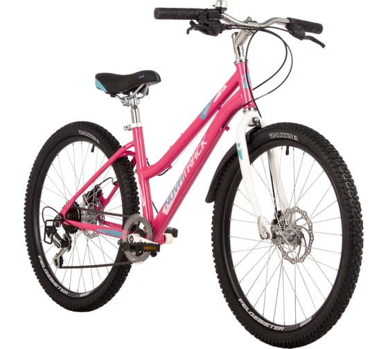 Велосипед 24" NOVATRACK JENNY диаметр колес 24", сталь, размер рамы 14'', розовый, 6 скоростей, TY21/TS-38/SG-6S STG 24SHD.JENNY.14PN23