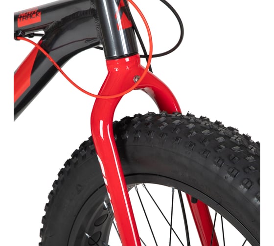 Велосипед NOVATRACK FATBIKE SUV диаметр колес 24", рама 13, графитовый, 7-скоростей, TY200/TS38 24AHD.SUV.13GR22