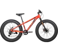 Велосипед NOVATRACK FATBIKE SUV диаметр колес 24", рама 13, терракотовый, 7-скоростей,TY200/TS38 24AHD.SUV.13RD22