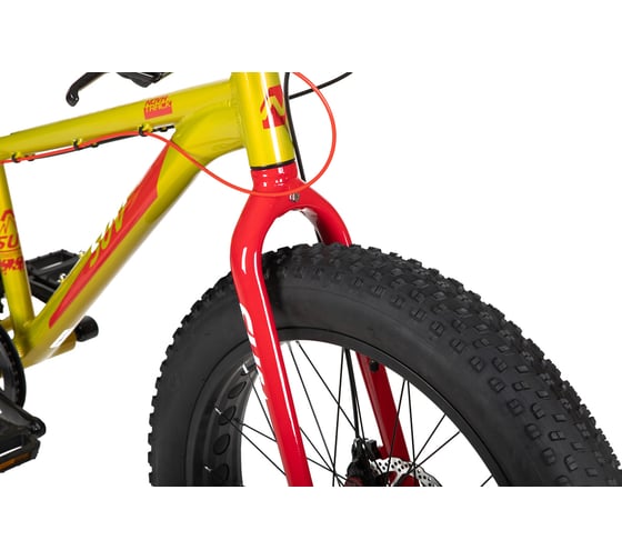 Велосипед NOVATRACK FATBIKE SUV диаметр колес 24", рама 13", зеленый, 7-скоростей, TY200/TS38 STG 24AHD.SUV.13GN22