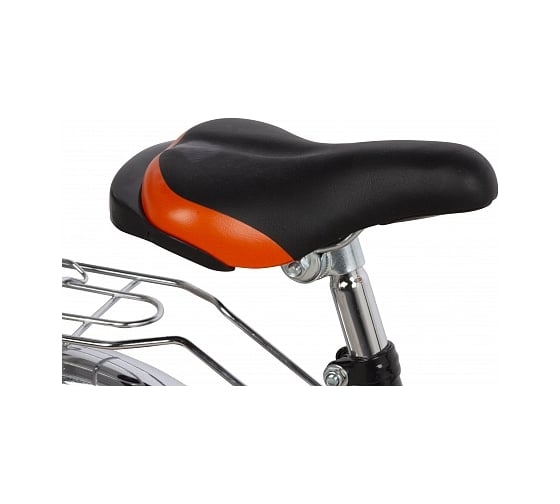 Велосипед NOVATRACK 16" URBAN черный, полная защита цепи, тормоз нож, крылья и багажник хром 163URBAN.BK22