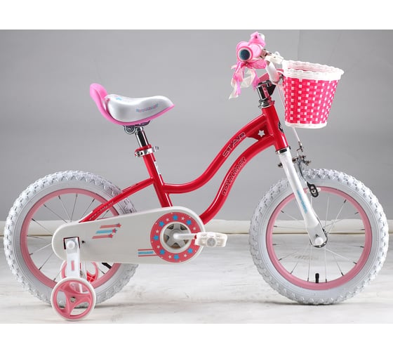Велосипед Royal Baby Stargirl Steel 14", стальная рама RB14G-1 Малиновый